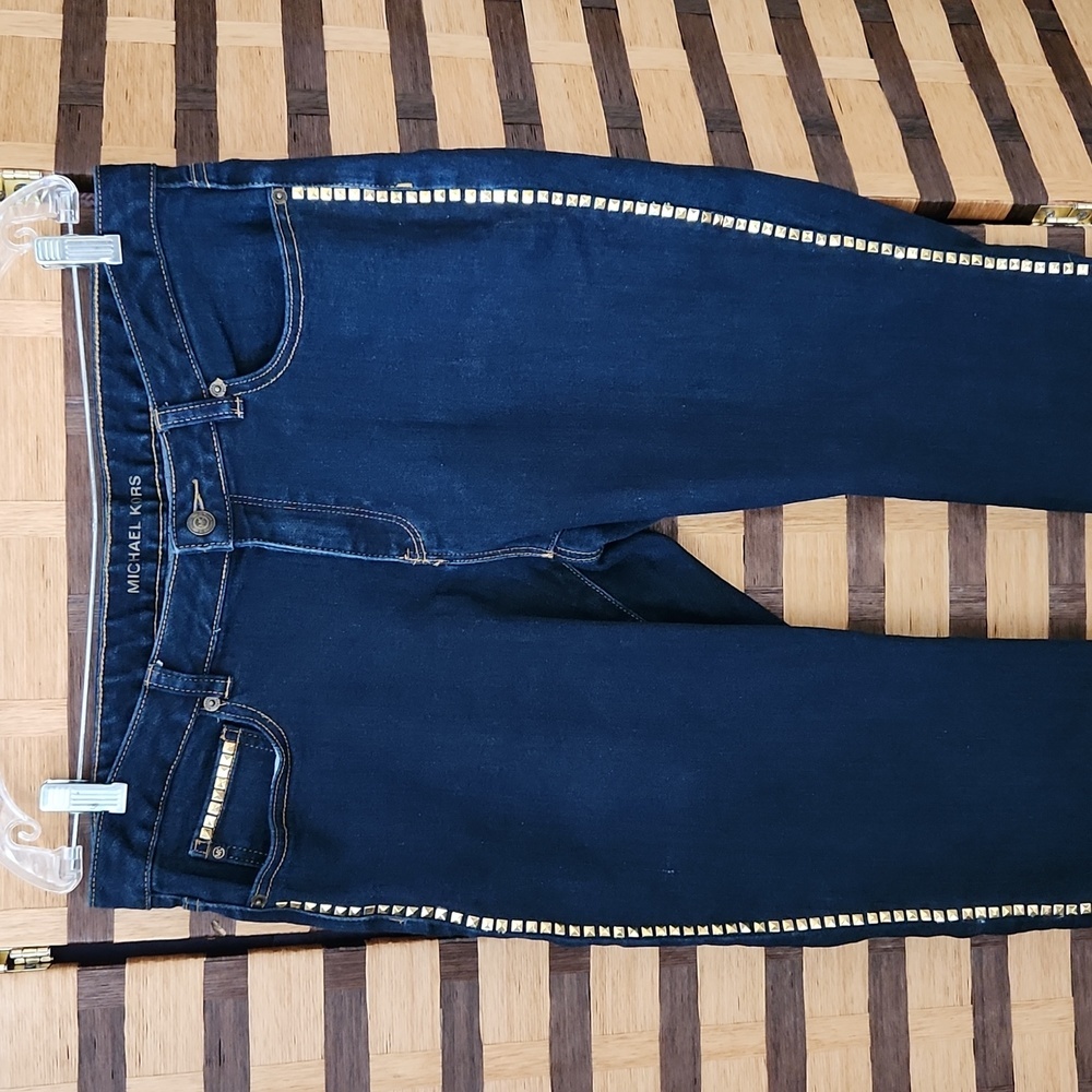 Michael Kors gold stud jeans